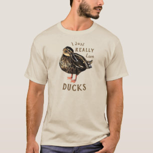 Camiseta Realmente amo lo más alto de los pollos