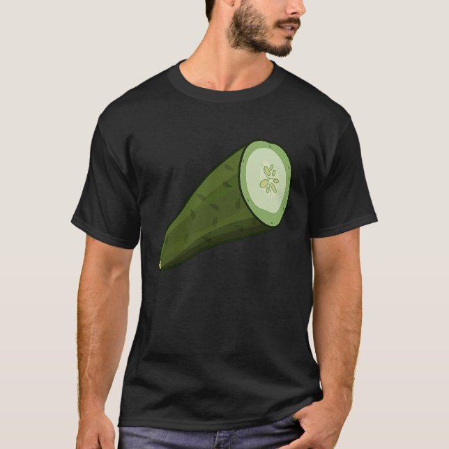 Camiseta Realmente Como Cucumbers Cucumber Pickle Vegetab (Anverso)