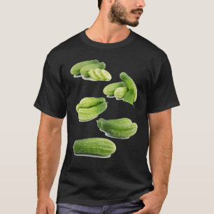 Camiseta Realmente Como Cucumbers Cucumber Pickle Vegetab