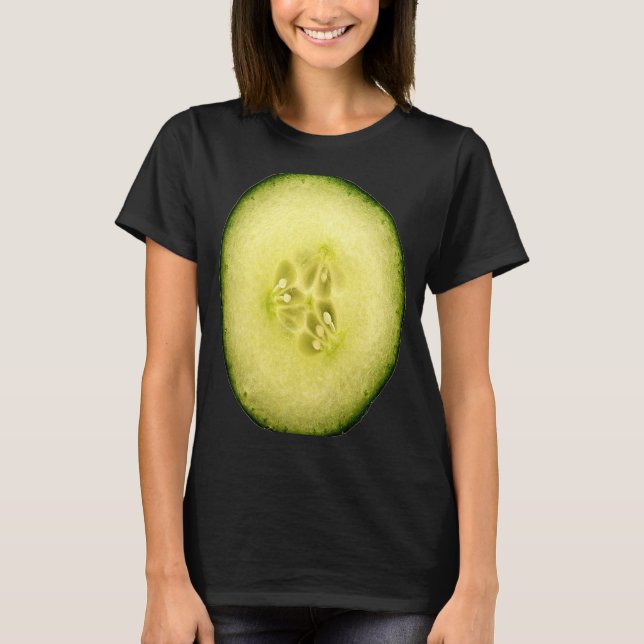 Camiseta Realmente Como Cucumbers Cucumber Pickle Vegetab (Anverso)