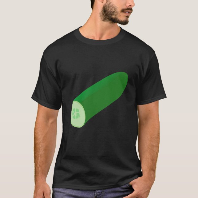 Camiseta Realmente Como Cucumbers Cucumber Pickle Vegetab (Anverso)