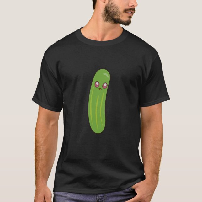 Camiseta Realmente Como Cucumbers Cucumber Pickle Vegetab (Anverso)