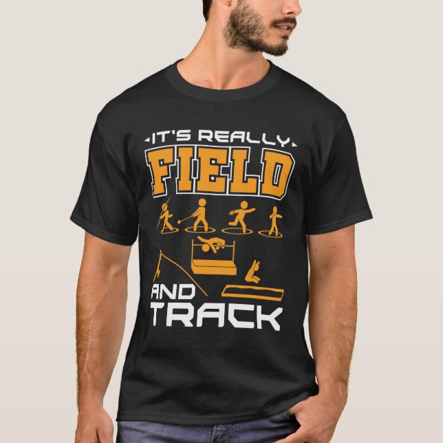 Camiseta Realmente es el Jumper de Rastreo de Campo y Pista (Anverso)