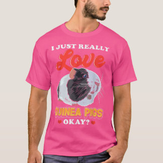 Camiseta Realmente Me Encanto Los Cerdos De Guinea