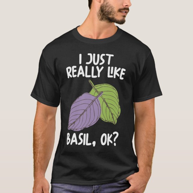 Camiseta Realmente Me Gusta Basil Ok (Anverso)