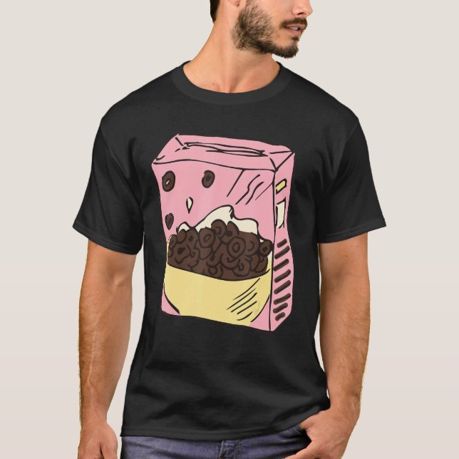 Camiseta Realmente me gusta el Cereal del Desayuno OK Cerea (Anverso)