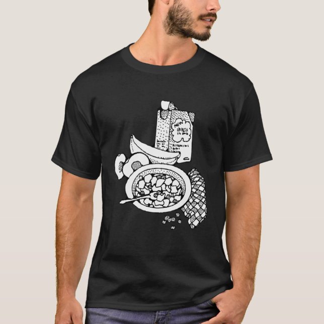 Camiseta Realmente me gusta el Cereal del Desayuno OK Cerea (Anverso)