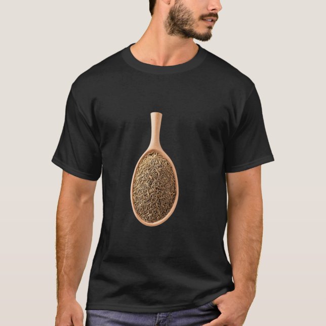 Camiseta Realmente Me Gusta El Comino  Semilla De Comino  E (Anverso)