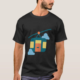 Camiseta Realmente me gusta el teleférico de los gabinetes