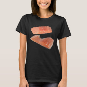 Camiseta Realmente Me Gusta La Cocina Del Pescado De Salmón