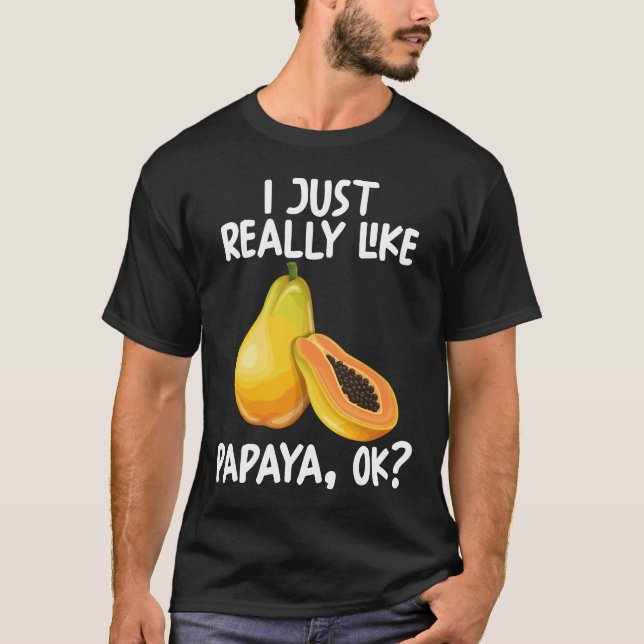 Camiseta Realmente Me Gusta Papaya Ok (Anverso)