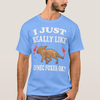 Camiseta Realmente Me Gusta Que Fennec Se Enfada De Los Ani