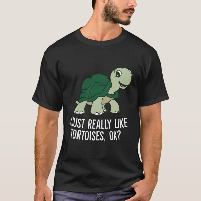 Camiseta Realmente Me Gusta Tortoise Ok (Anverso)