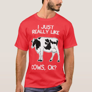 Camiseta Realmente Me Gustan Las Vacas