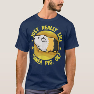 Camiseta Realmente me gustan los cerdos de Guinea Cavy Cuse