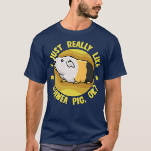 Camiseta Realmente me gustan los cerdos de Guinea Cavy Cuse