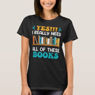 Camiseta Realmente necesito todo este ventilador de lectura