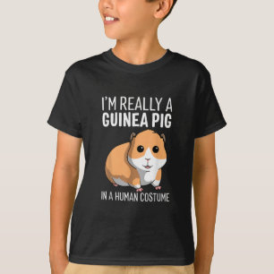 Camiseta Realmente Soy Un Cerdo De Guinea Con Un Traje Huma