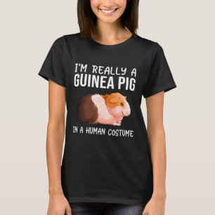 Camiseta Realmente Soy Un Cerdo De Guinea En Un Humano