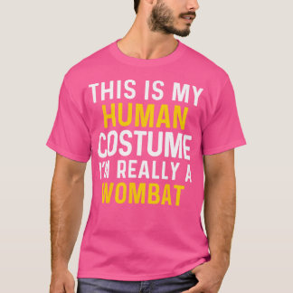 Camiseta Realmente Soy Un Famoso Wombat Halloween