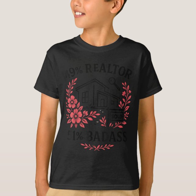 Camiseta Realtor 49% Realtor 51% Bad  (Anverso)