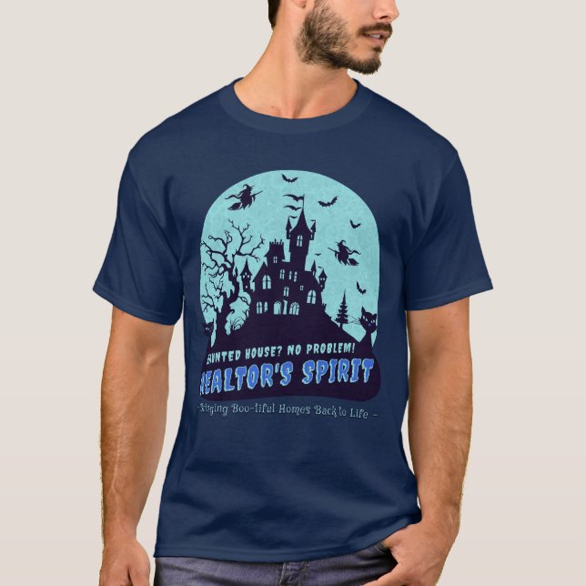 Camiseta Realtor - ¿Casa perseguida? Sin más. (Anverso)