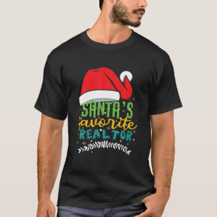 Camiseta Realtor Christm, agente inmobiliario favorito de S