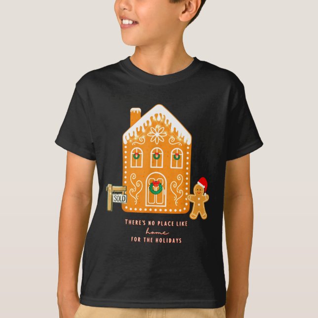 Camiseta Realtor Christmas Funny Realtor Holiday Gingerbrea (Anverso)