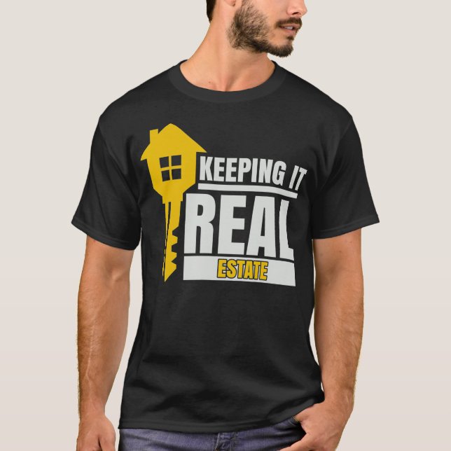 Camiseta Realtor de agente inmobiliario de clave local que  (Anverso)