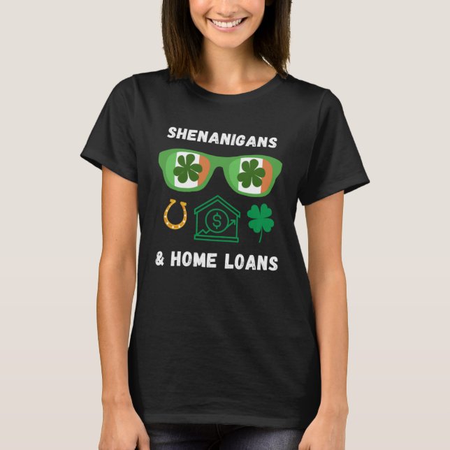 Camiseta Realtor de Broker Hipotecario St Patrick (Anverso)