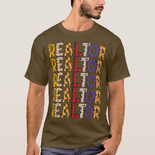 Camiseta Realtor Halloween Funny Autumn Pumpkin Inmobiliari