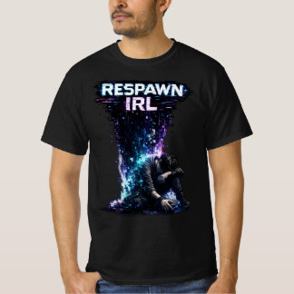 Camiseta REAPARECER EN LA VIDA REAL – Diseño de Agotamiento