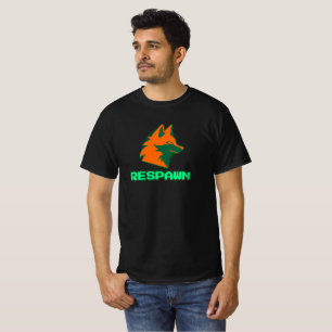 Camiseta REAPARECER – Logo de Neon Gamer Fox