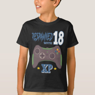 Camiseta Reaparecido Con 18 Xp Gif De Cumpleaños 18 Para Ju