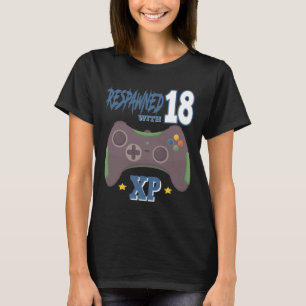 Camiseta Reapareció Con 18 Xp Gif De Cumpleaños 18 Del Juga