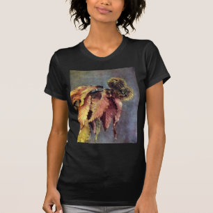 Camiseta Rebabas y hojas de la castaña