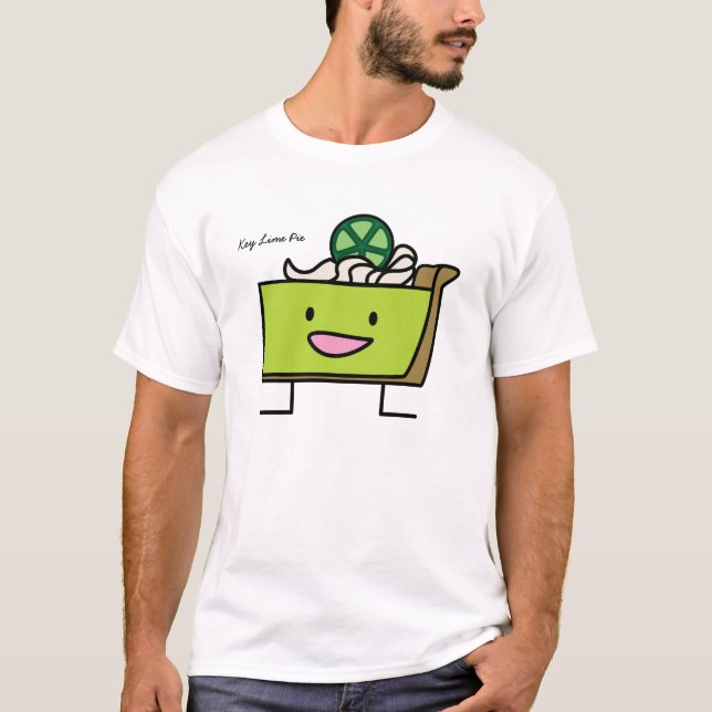 Camiseta Rebanada agria Graham del postre del limón amargo (Anverso)