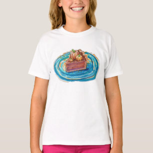 Camiseta Rebanada de pastel de calabaza