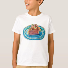 Camiseta Rebanada de pastel de calabaza