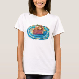 Camiseta Rebanada de pastel de calabaza