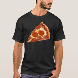 Camiseta Rebanada de pizza de pepperoni clásica de Slippery