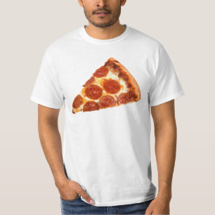 Camiseta rebanada de pizza de pepperoni clásica de Slippery
