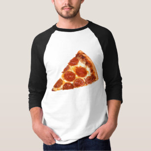 Camiseta Rebanada de pizza de pepperoni clásica de Slippery