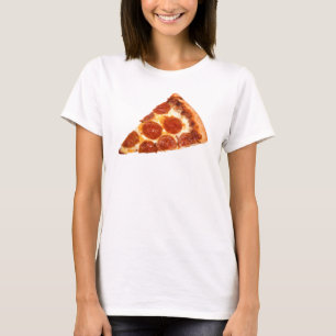 Camiseta rebanada de pizza de pepperoni clásica de Slippery