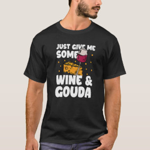 Camiseta Rebanadas de queso para vino gouda tablas de charc