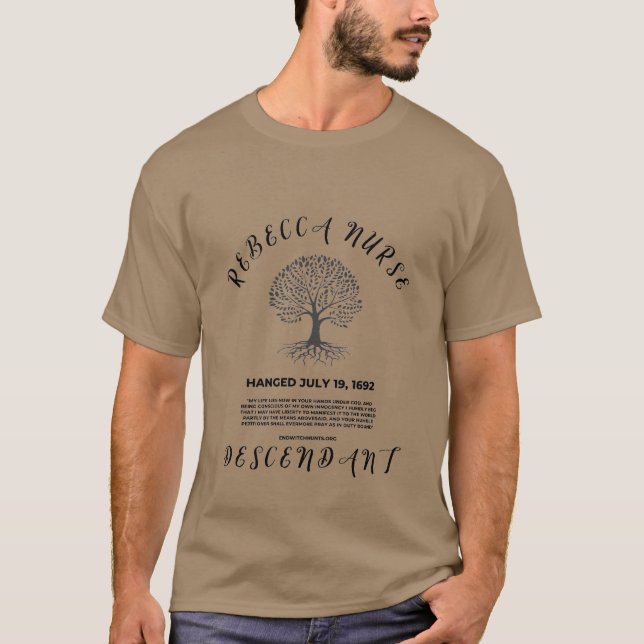 Camiseta Rebecca Enfermera Descendente T-Shirt Número 1 (Anverso)