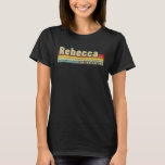 Camiseta Rebecca Gift Name Personalized Birthday Funny Chri<br><div class="desc">Rebecca Gift Name Personalized Birthday Funny Navidades</div>