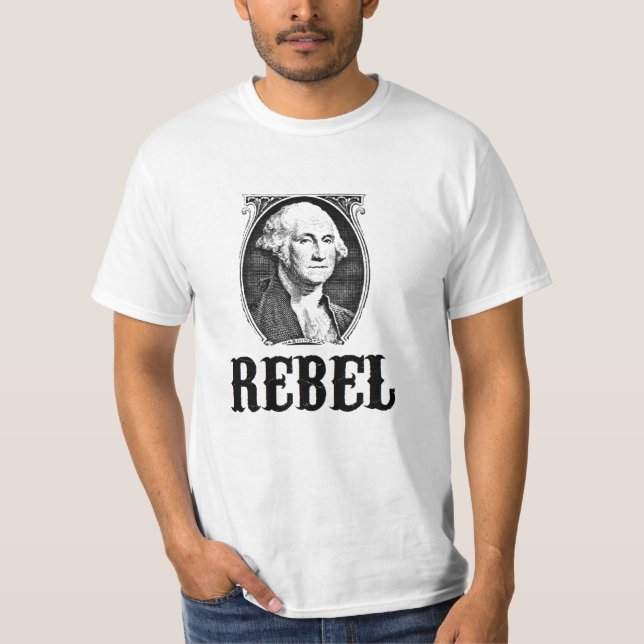 CAMISETA #REBEL GEORGE WASHINGTON DEL #SONSOFLIBERTY (Anverso)