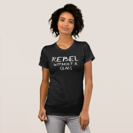 Camiseta REBEL sin un CLAUS Navidades divertidos Rock'n Rol