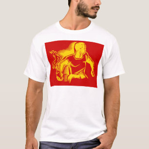 Camiseta Rebelde, cóctel molotov, disturbios, estilo comuni